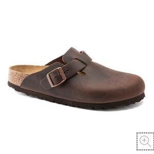 Brand new in box Birkenstock Boston oiled leather in Havana size 45 / 12